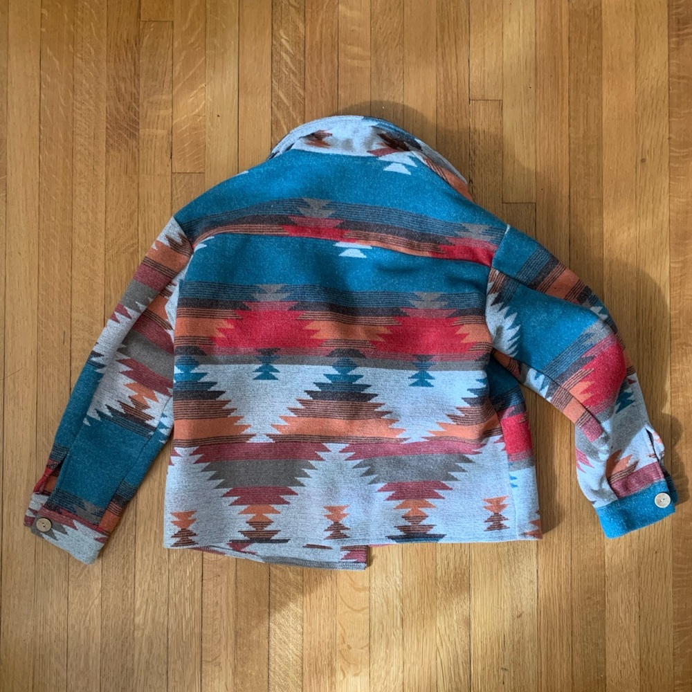 EMERY ROSE Aztec shacket - Picture 2 of 4